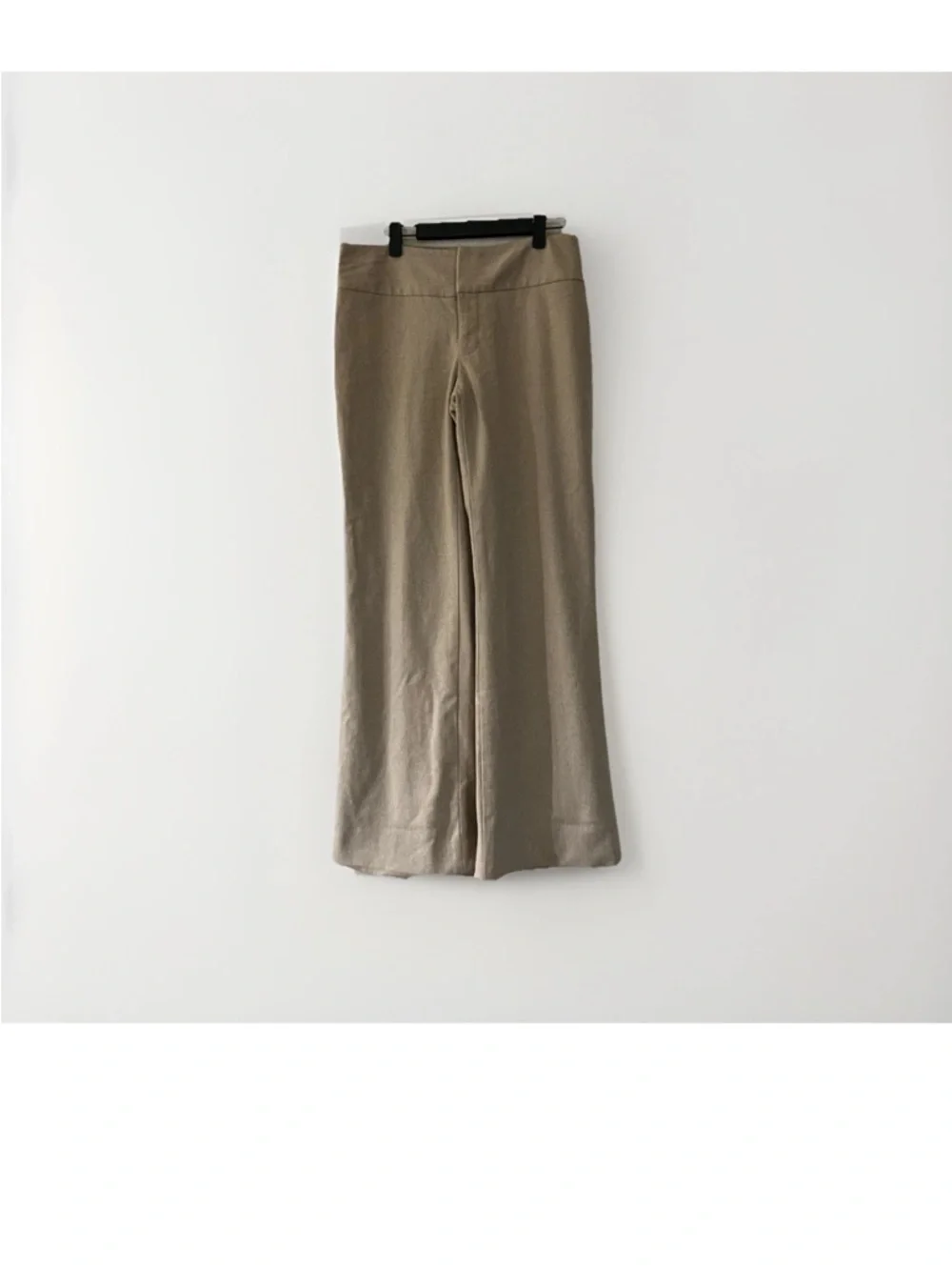 Banana Republic RN 54023 Beige Wool Blend Wide Leg Pants Women’s Size 4 - Picture 3 of 5